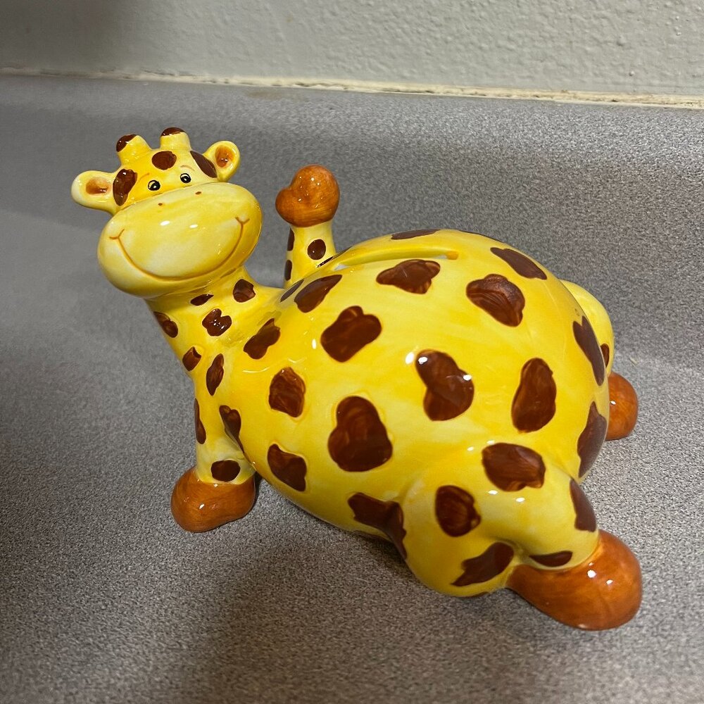 Ceramic Giraffe Piggy Bank